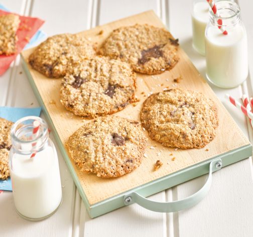 Chocolate Coconut & Oatmeal Cookies