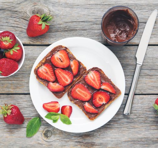 Nutella Berry Bruschetta