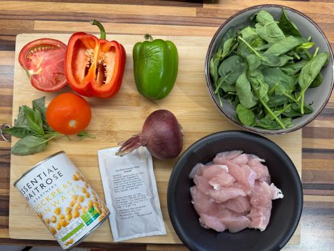 Chicken, Vegetable & Chickpea Stew