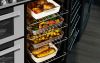 Large capacity tall fanned electric oven