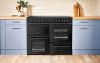 2 Ovens plus separate grill with 199L total Capacity